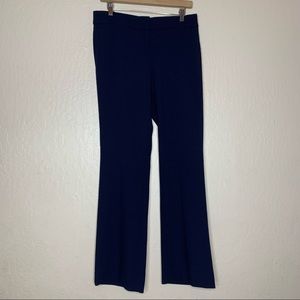 J Crew Edie Navy Blue Straight Leg Trousers Pants